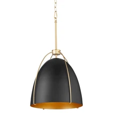Quorum International 860-3 Jamie 3 Light 19"W Pendant - Black