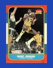 1986-87 Fleer Set-Break # 53 Magic Johnson NM-MT OR BETTER *GMCARDS*