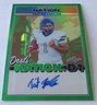 Tait Reynolds 2025 Leaf Football Nation Green Prismatic Auto 1/5 Clemson Jersey#