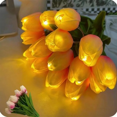 Radiant Romantic Tulip Light，Twinkling Tree Tulips，Led Night Light