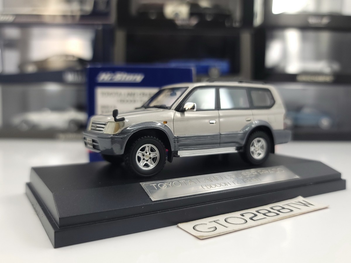 Hi Story 1:43 scale Toyota Land Cruiser Prado 5 door TZ 1996 Grey