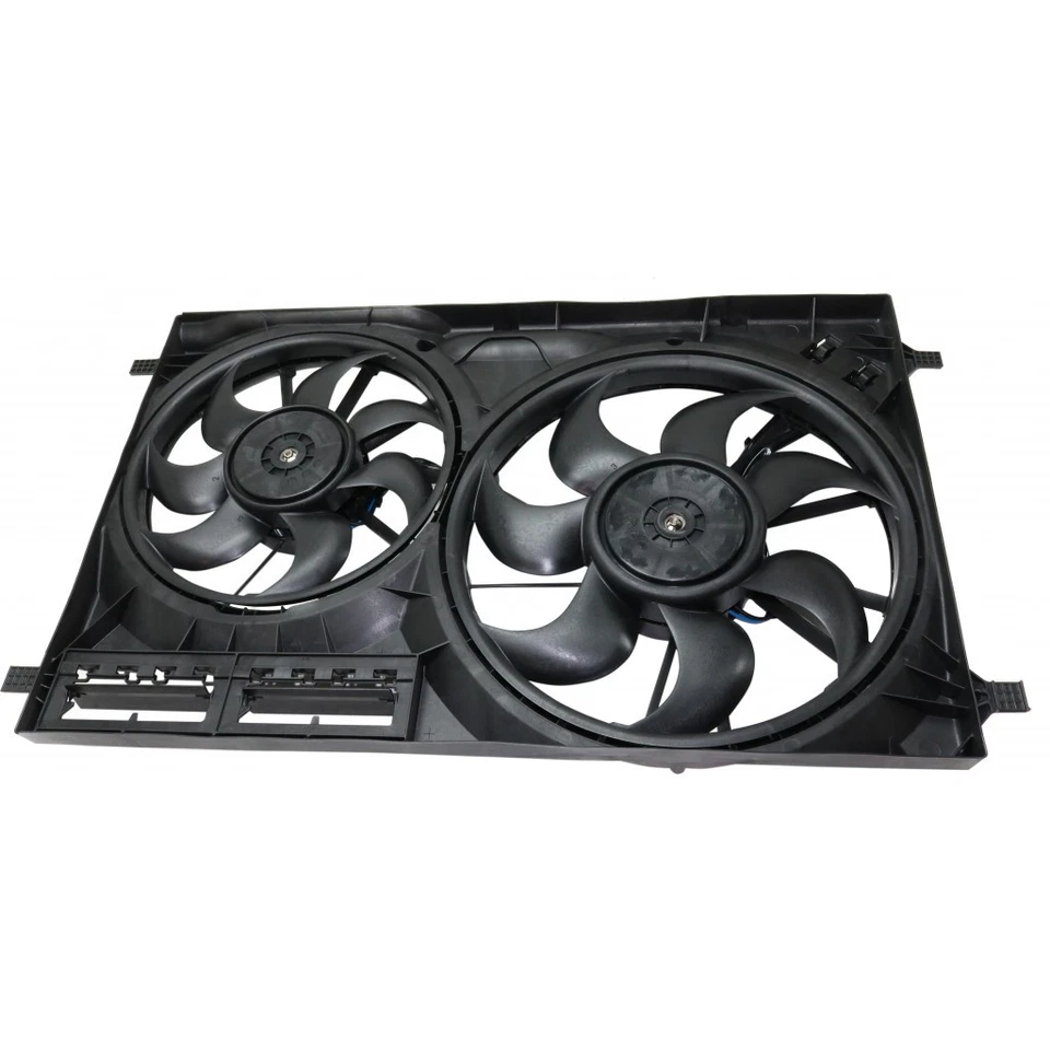 Ventilador de radiador doble para Ford Transit-350 HD 2015 2016 2017 motor de 3,5 L/3,7 L Foto 2 de 4