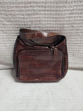 Fossil Leather Brown Handbag/Shoulder bag Small Flaw