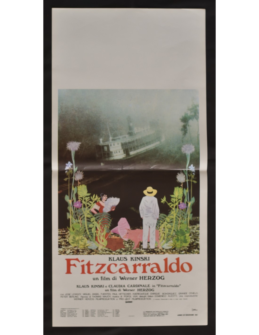 Locandina originale film Fitzcarraldo (1982) - Regia di Werner Herzog