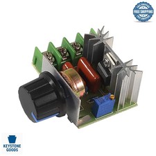 2000W AC PWM Dimmer Speed Regulator 50-220V, 25A SCR Voltage Control