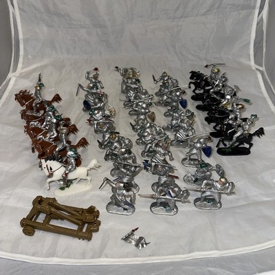 Jean Hoefler (W. Germany) Knight - Warrior - Horse Riders 36 Figures 1 Catapult