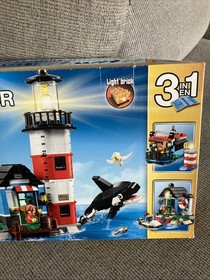 💦 LEGO 31051 CREATOR Lighthouse Point w/Light Brick & Batteries
