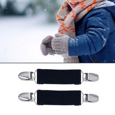 4pcs Kids Skiing Gloves Anti-Slip Straps Glove Clip Linking Strap For Kids Glove