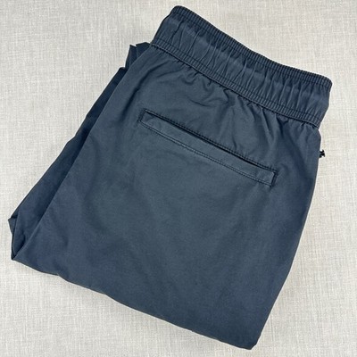 PacSun Cargo Jogger Pants Men Small Black Slim Fit Multi Pocket Utility Tactical