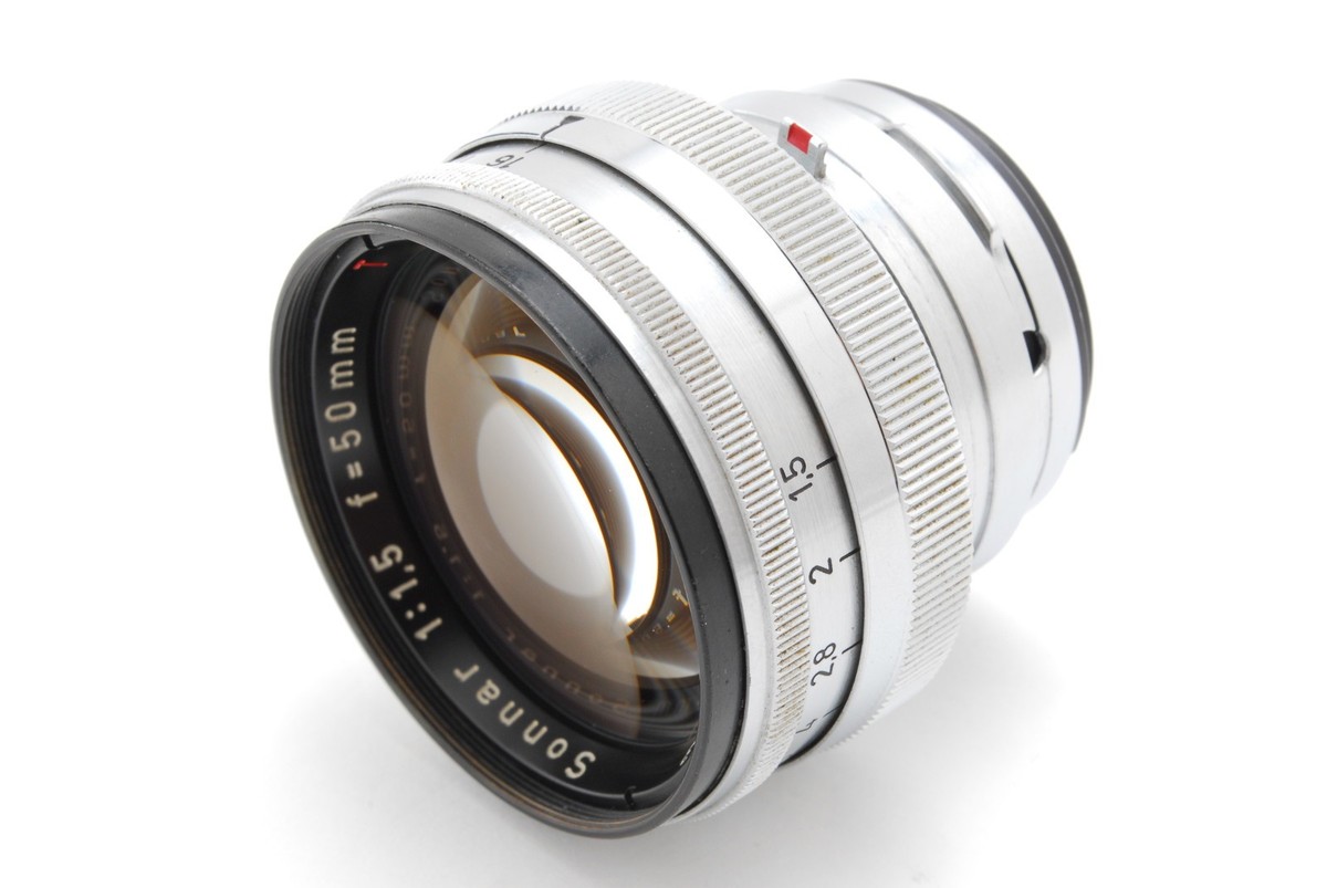 ツァイス Zeiss-Opton Sonnar 50mm Near MINT] Carl Zeiss Opton Sonnar 50mm F/1.5 T Lens for Contax