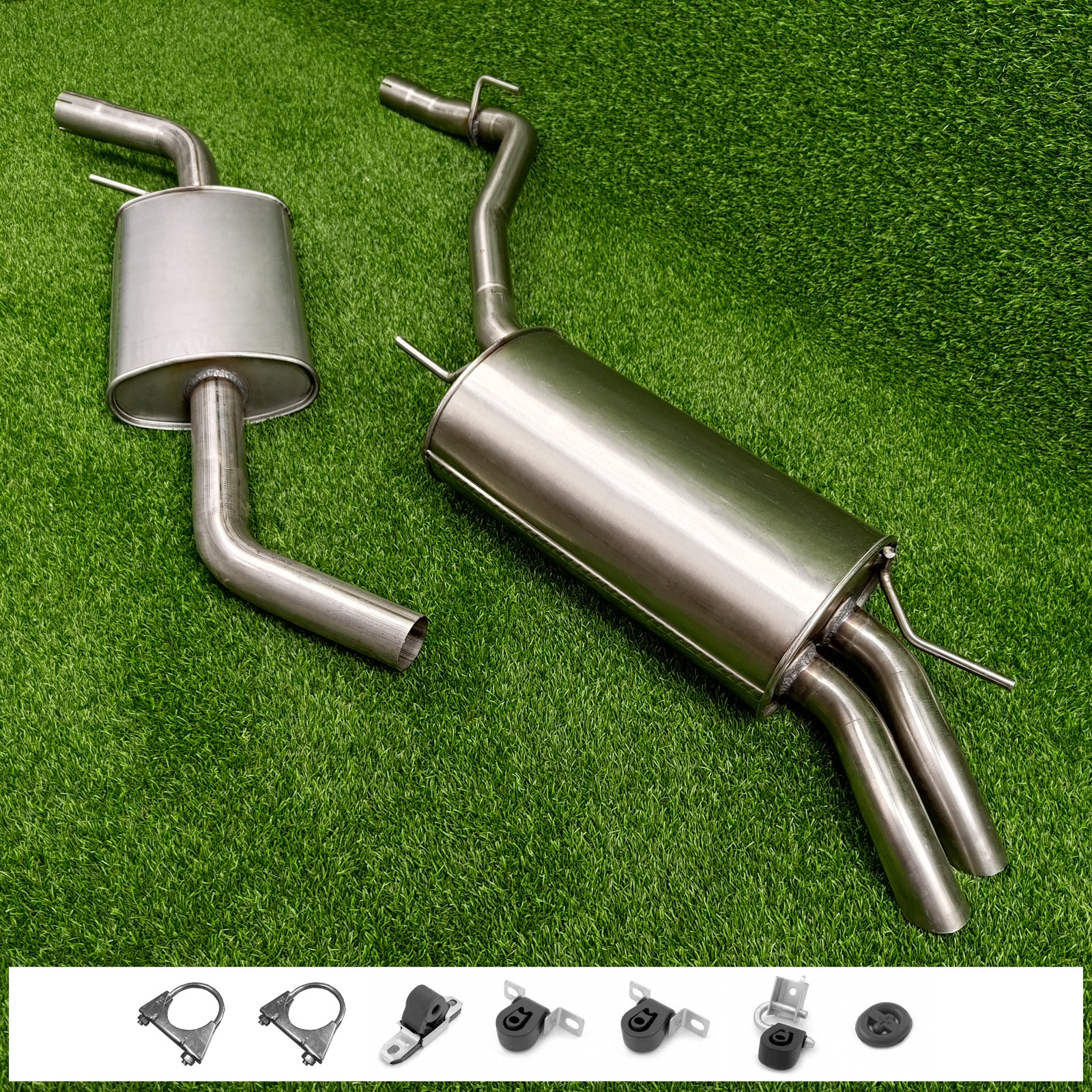 Échappement T4 California en acier inoxydable durable pour VW SWB