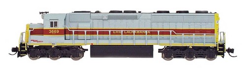 Locomotora diésel InterMountain escala N 69591 Erie Lackawanna EMD SD45-2 | Zustand: New