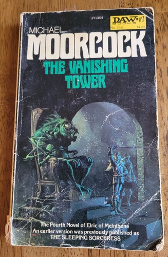 Vinage Michael Moorcock Elric Saga Book 4 The Vanishing Tower DAW