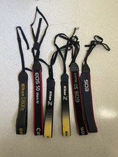 Lot Of 6 Nikon, Canon Camera Straps