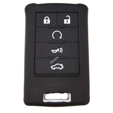 Silicone Smart Key Fob Cover Compatible with Corvette C7 Cadillac CTS ATS SRX...