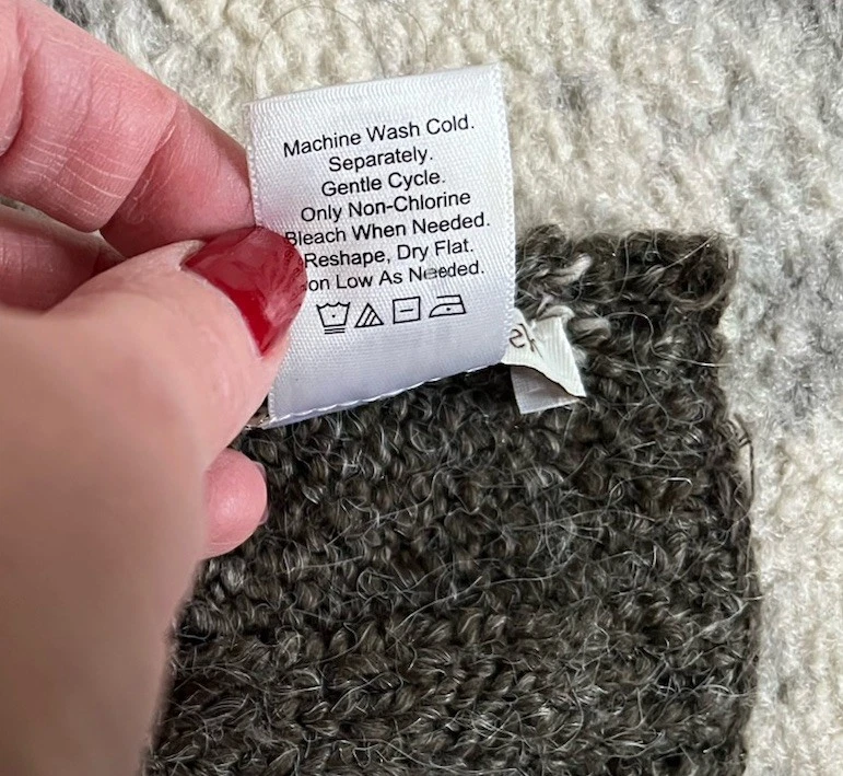 Bufanda Coldwater Creek mezcla de lana verde oliva hongo 12X40 Foto 4 de 4