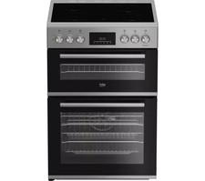 BEKO FDC6731S 60cm Electric Ceramic Cooker - Silver (11267)