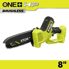 RYOBI ONE+ HP 18V Brushless 8 in. Battery Compact Pruning Mini Chainsaw