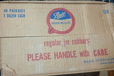 Ball Good Luck Jar Rubbers Lot of 48 Boxes Vintage 576 Total
