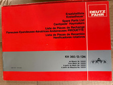 Lista części zamiennych KH 360/D/DN siana żyroskopowa oryginalna nieużywana