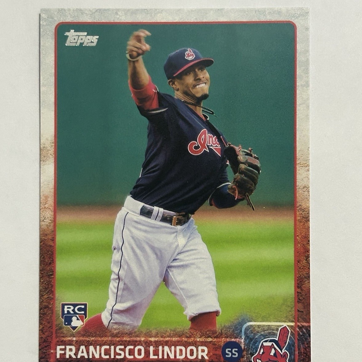 Topps Update Series 2015 Francisco Lindor Cleveland Indians #US82 Rookie Base