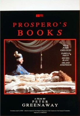 PROSPERO S BOOKS 1991 Peter Greenaway John Gielgud BELGIAN POSTER