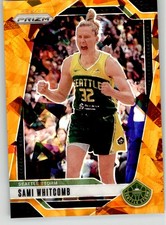 Sami Whitcomb 2024 Panini Prizm WNBA Ice Orange Prizms 88 Seattle Storm