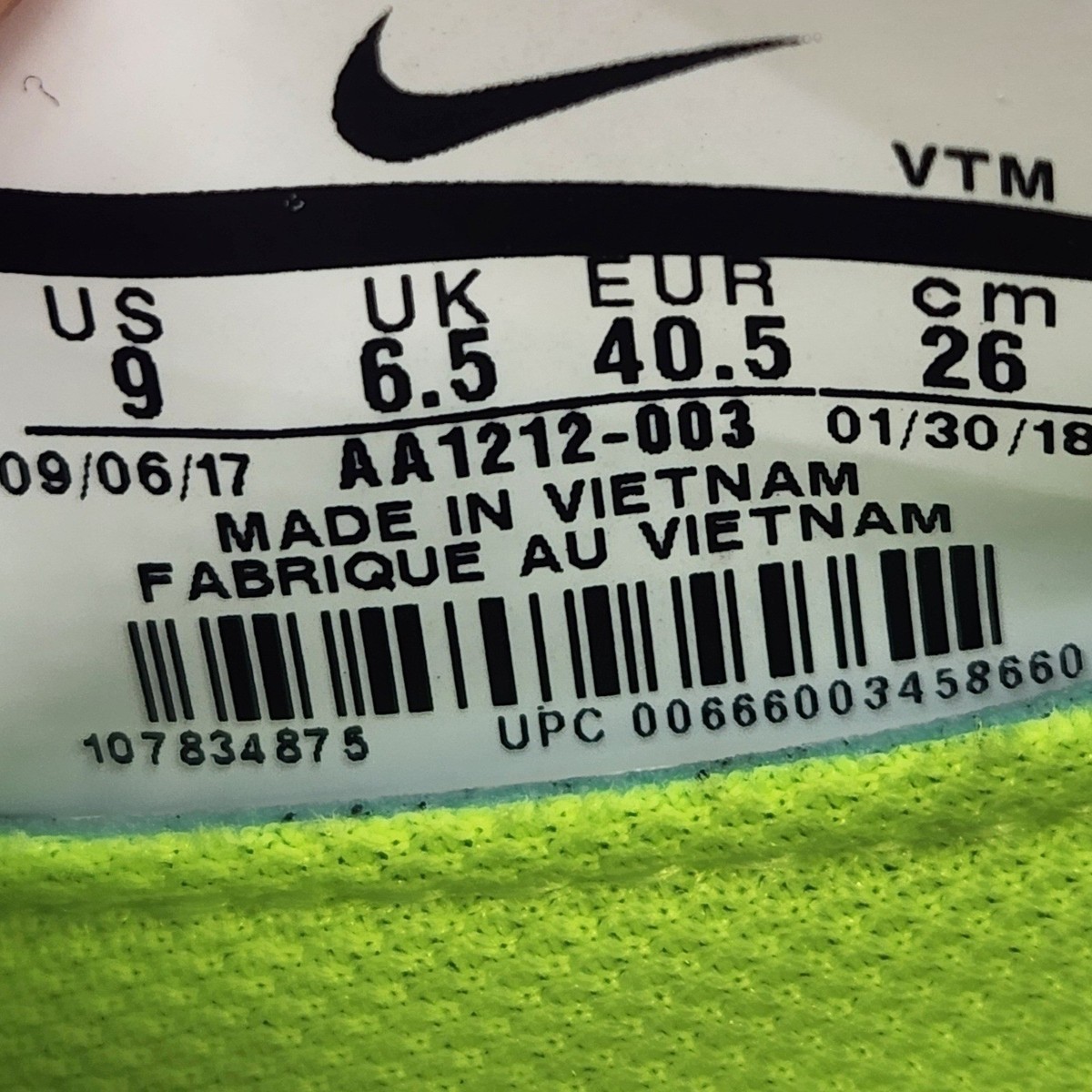 Nike Free TR Flyknit 3 Training Shoes Women Size 9 Gray Green