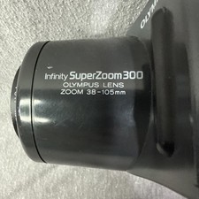 Olympus Infinity SuperZoom 300 35mm Film Camera 38  105mm Lens w/ Strap   Japan