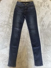 Judy Blue Jeans women 3/26 Dark Wash Skinny Fit High Waisted Zipper JB82152DK 