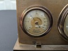 Vintage Lufft Made Western Germany Barometer Hygrometer Temperature Solid Brass — photo 2
