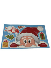 NEW window craft stickers christmas winter santa snow snowman deer