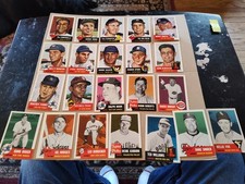 (22) 1991 (1953) Topps Archives Baseball Cards W/ Mickey Mantle, Duke Snider VGC