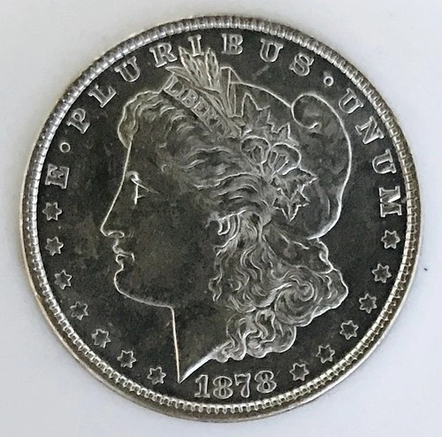 1878 P MORGAN DOLLAR! GEM BU+++! SEMI PROOF LIKE STUNNER! NICE FIELDS! NR #K2922