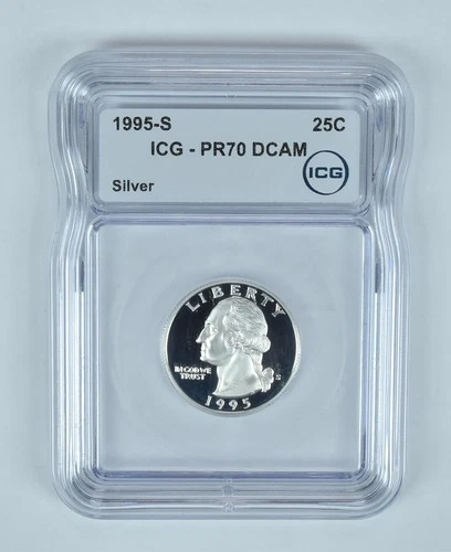 1995-S Washington Quarter Silver PR70 DCAM ICG *1799