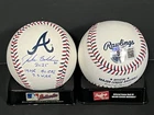 Drake Baldwin Braves Auto Signed Team Stitch Logo Baseball Beckett Holo Stats!