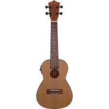 Mitchell MU50SE Acoustic-Electric Concert Ukulele with Solid Cedar Top Natural