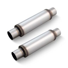 3" Inlet Exhaust Resonator, 3" Inlet 3" 3" Inlet 20" Overall Length 2 PCS
