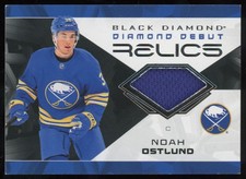 2025-26 Upper Deck Black Diamond Debut Relics Jersey Noah Ostlund #DD-NO