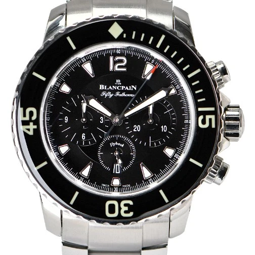Blancpain — BLANCPAIN  -  Fifty Fathoms Flyback Chronograph in Stainless Steel