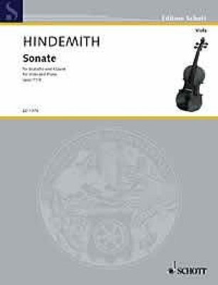 Violasonate in F op. 11/4 Bratsche und Klavier (schwierig) Hindemith für Viola und P