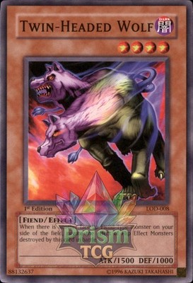 1st Ed Twin-Headed Wolf LOD-008 Yugioh