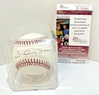 Johnny Damon Autographed Baseball JSA Rawlings OMLB 1923-2008 Yankee Stadium