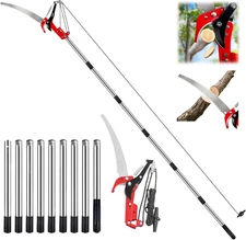 15.7’’ Pole Saws for Tree Trimming - Dual-Pulley Tree Pruner, Tree Trimmers Long