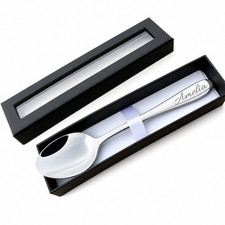 Personalised Engraved Teaspoon Custom Name Stainless Steel Spoon Gift
