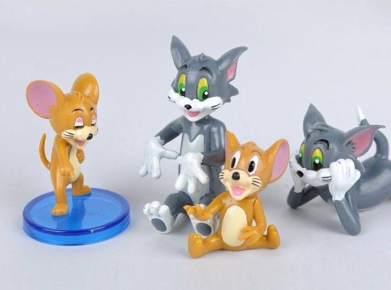 Tom & Jerry Spike Mouse Playset 9 Figure Cake Topper * USA SELLER