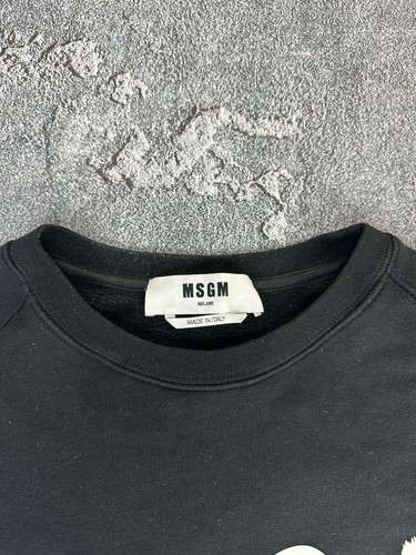 MSGM MILANO Designer Sweatshirt Size Medium Unisex - Picture 3 of 9