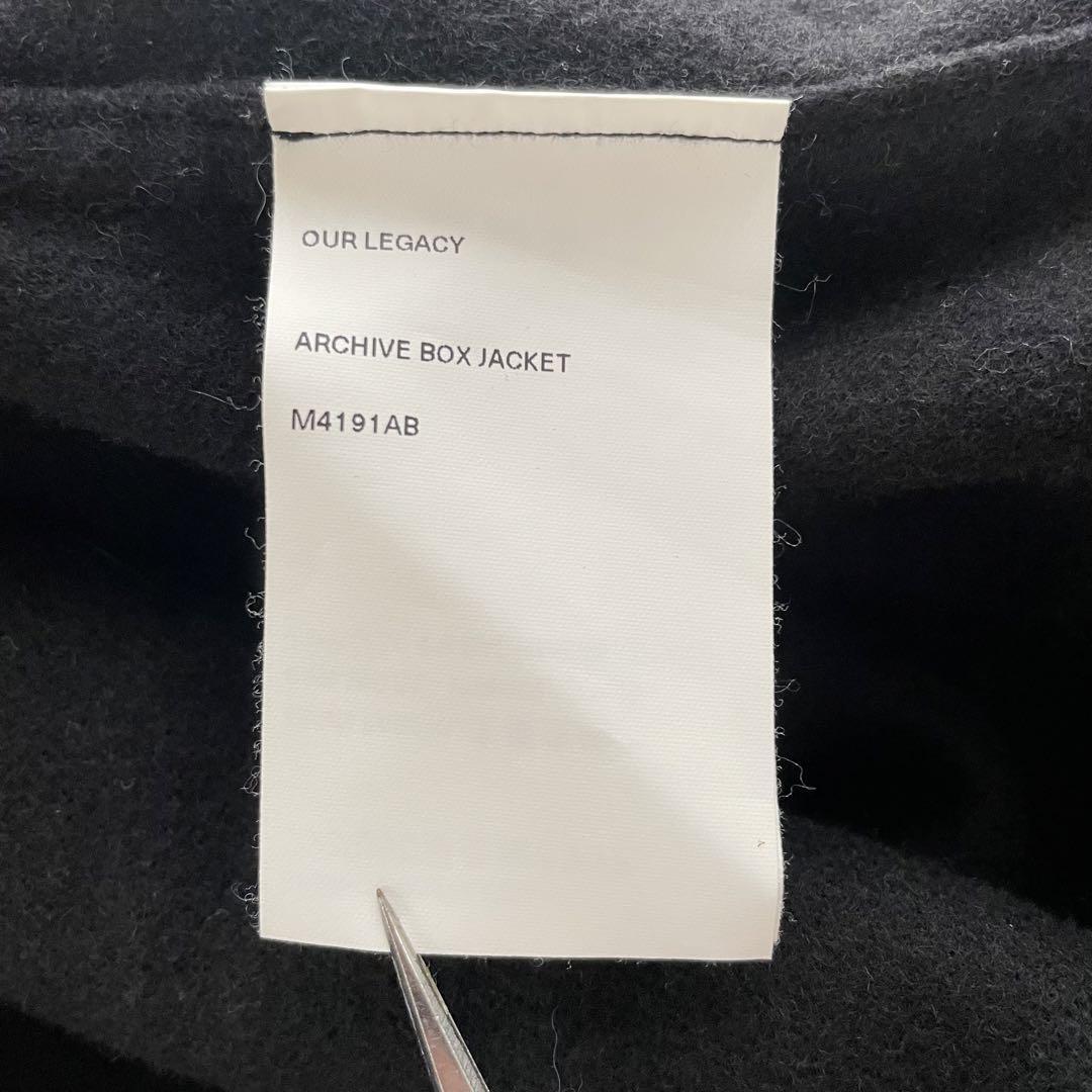 OUR LEGACY ARCHIVE BOX JACKET Black Size: 52 | eBay OUR LEGACY ARCHIVE BOX JACKET Black Size: 52 | eBay