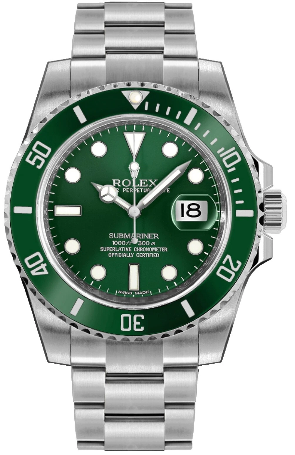 Rolex Air-King Banda de Acero Inoxidable Caja de acero inoxidable Relojes de pulsera