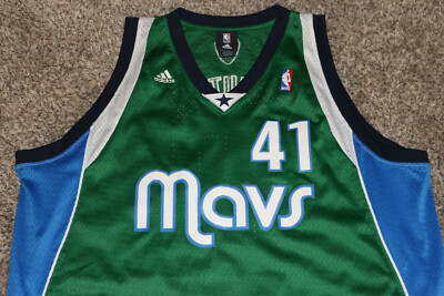Vintage DIRK NOWITZKI #41 Dallas Mavericks Adidas NBA Jersey 3XL +
